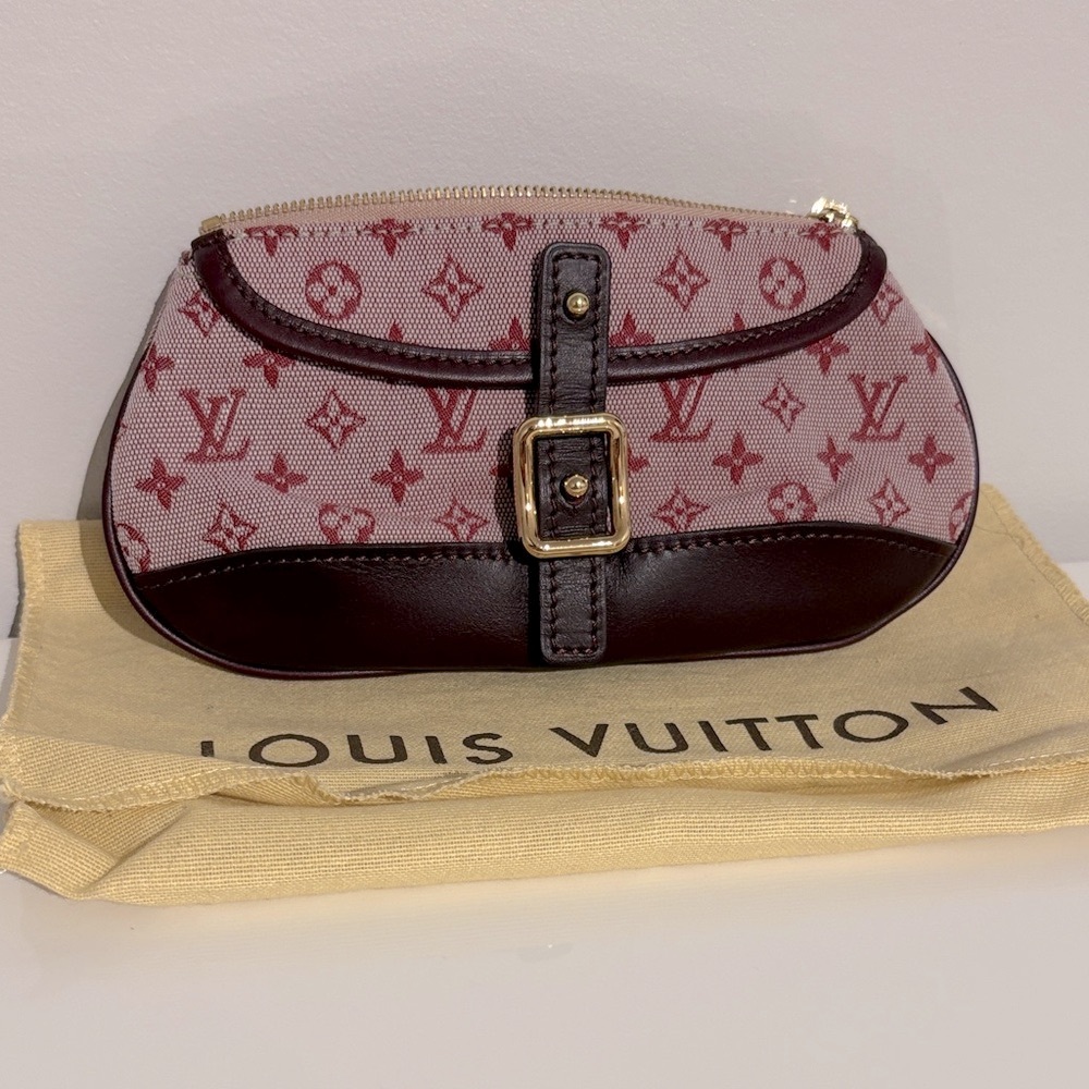 New 💯% Authentic Louis Vuitton Anne Sophie Cerise Zippered Purse Limited Edition
